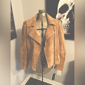 BAGATELLE.NYC Leather Bike Jacket